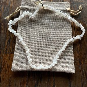 Genuine Moonstone Chip Necklace Moonstone Necklace Minimalist Necklace